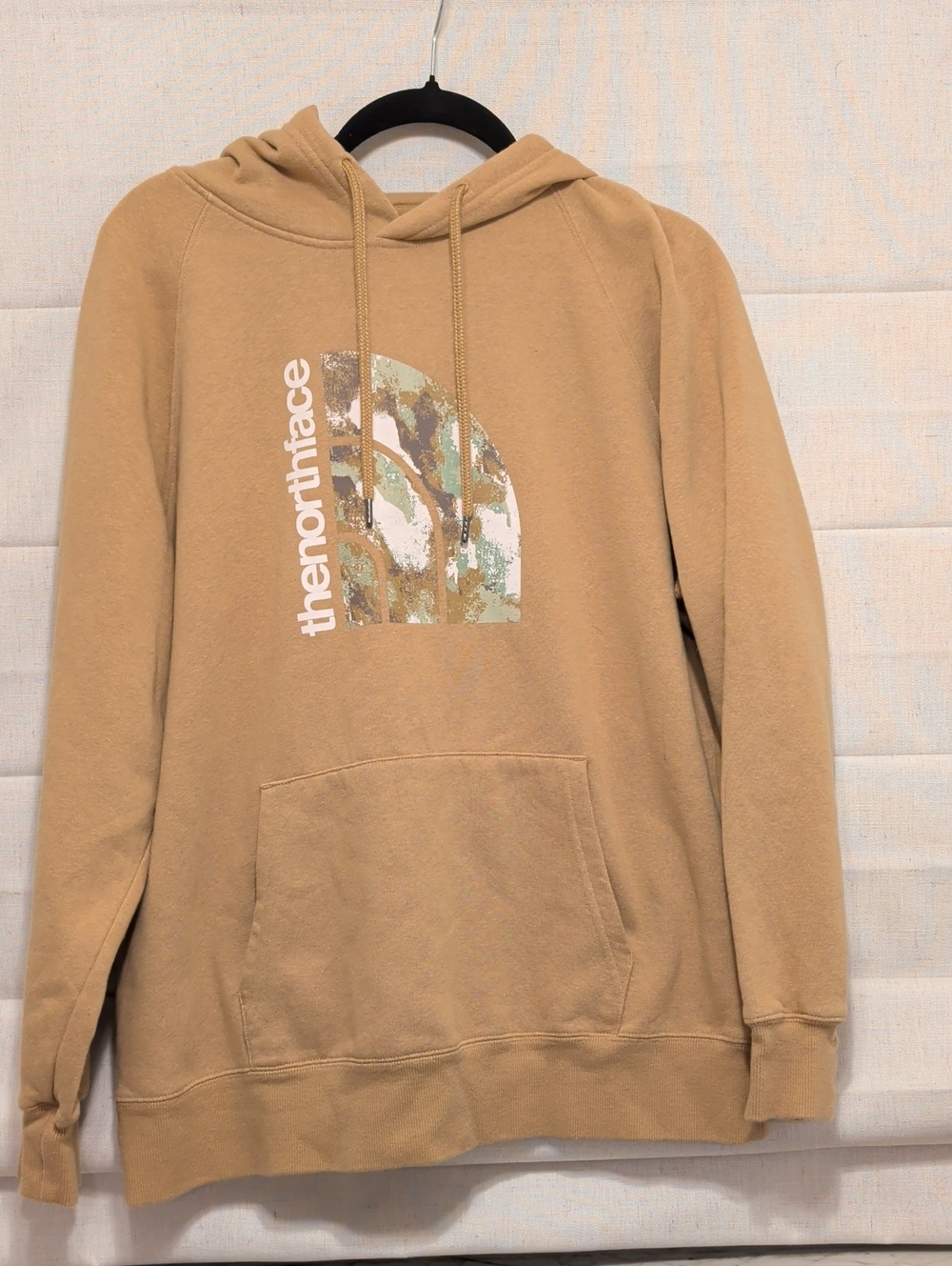The North Face Tan/Camo Logo Hoodie